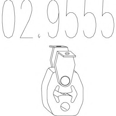 MTS 02.9555 Rubber Buffer, silencer